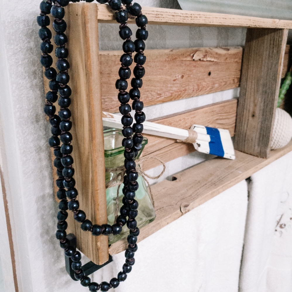 Black Wrap necklace